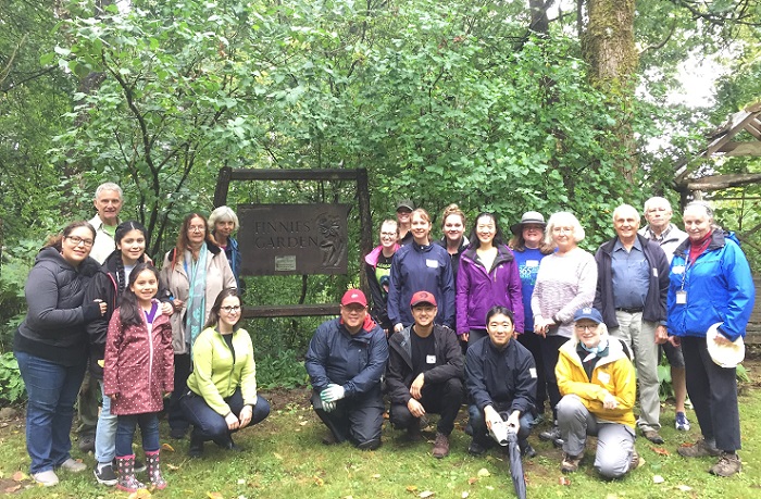 Finnie's garden beautification team