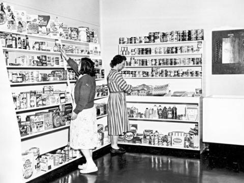 Tuck Shop at Essondale in 1950s